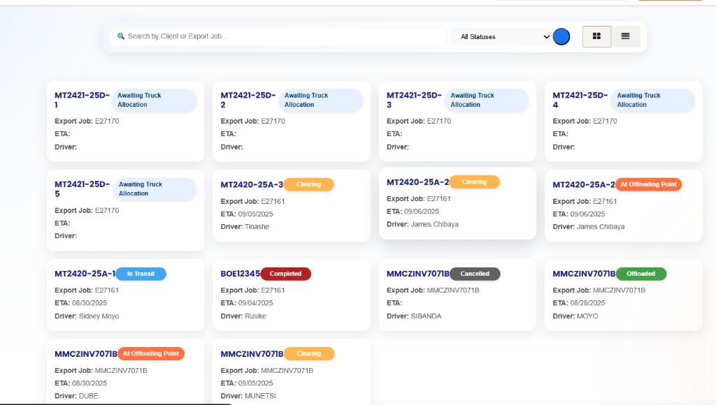FreightSync Dashboard