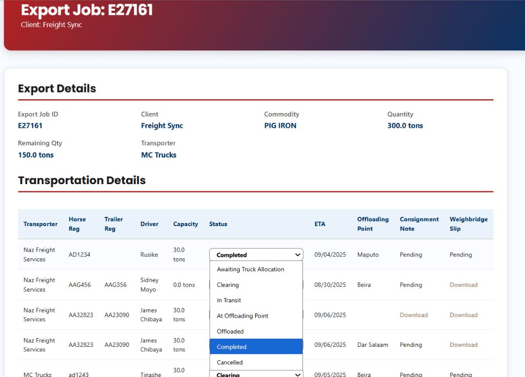 Comprehensive Job Management