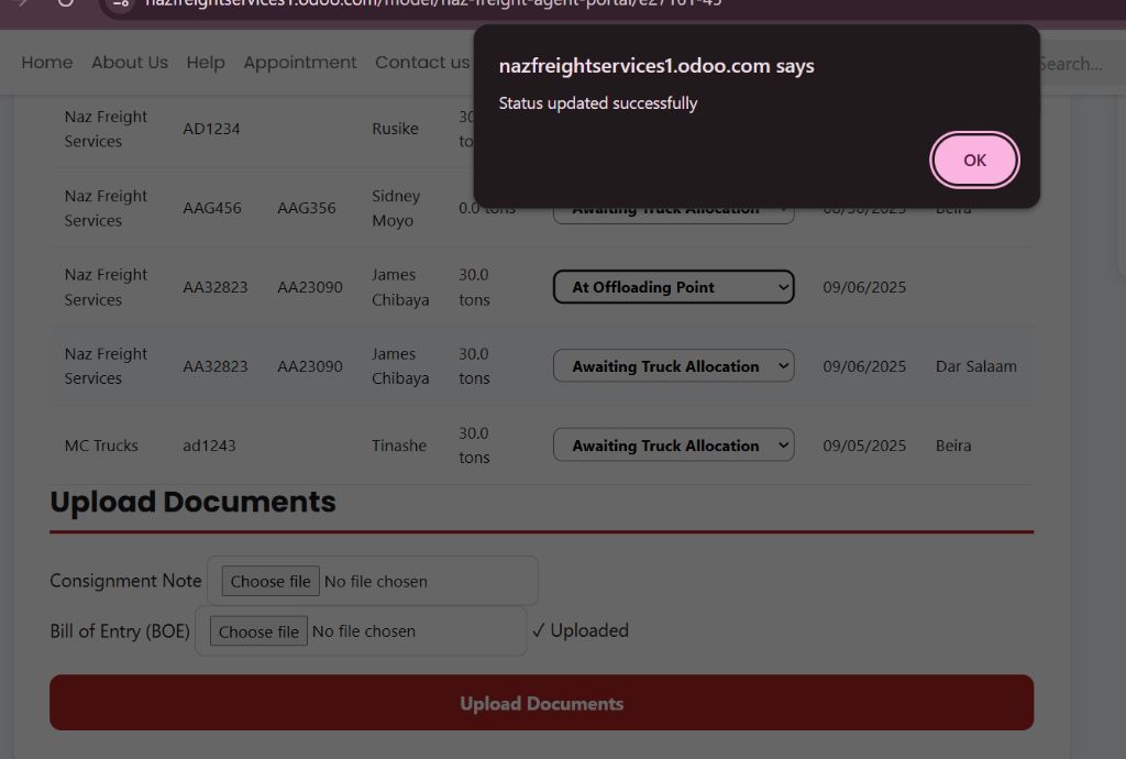 Real-time Status Updates